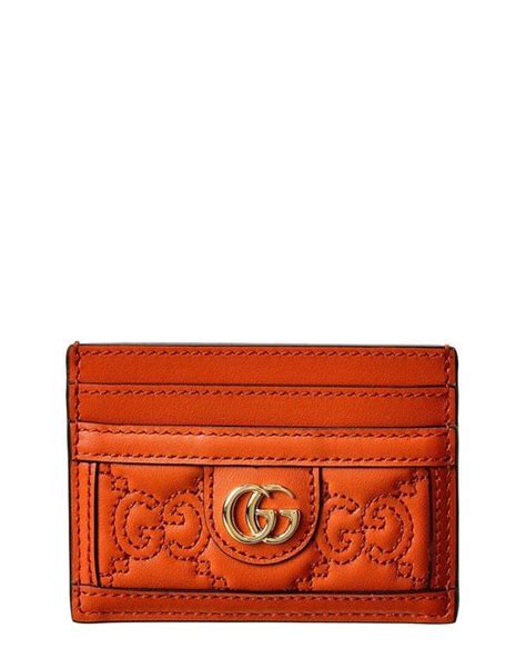 orange gucci card holder|Gucci card holder sale clearance.